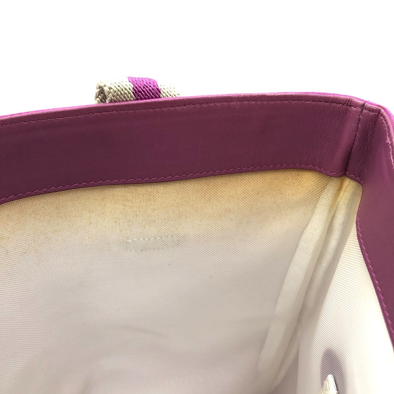 GUCCI 140691 Handbag Tote Bag Canvas Pink Women's Men's Fashion Vintage PRE-OWNED
