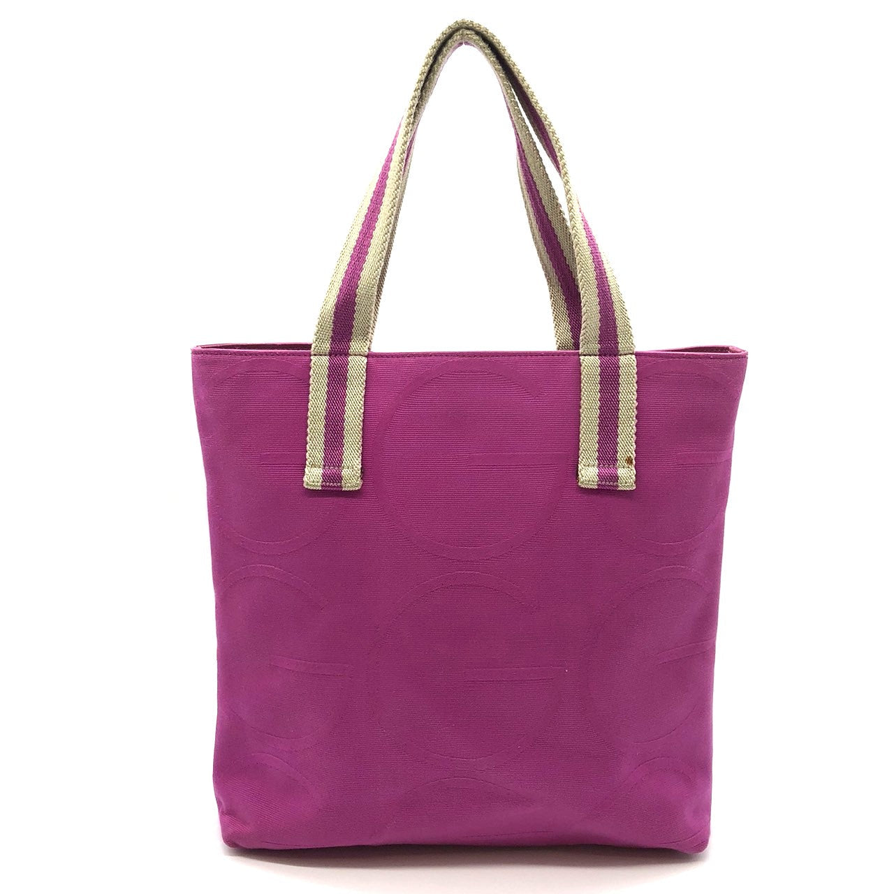 GUCCI 140691 Handbag Tote Bag Canvas Pink Women's Men's Fashion Vintage PRE-OWNED