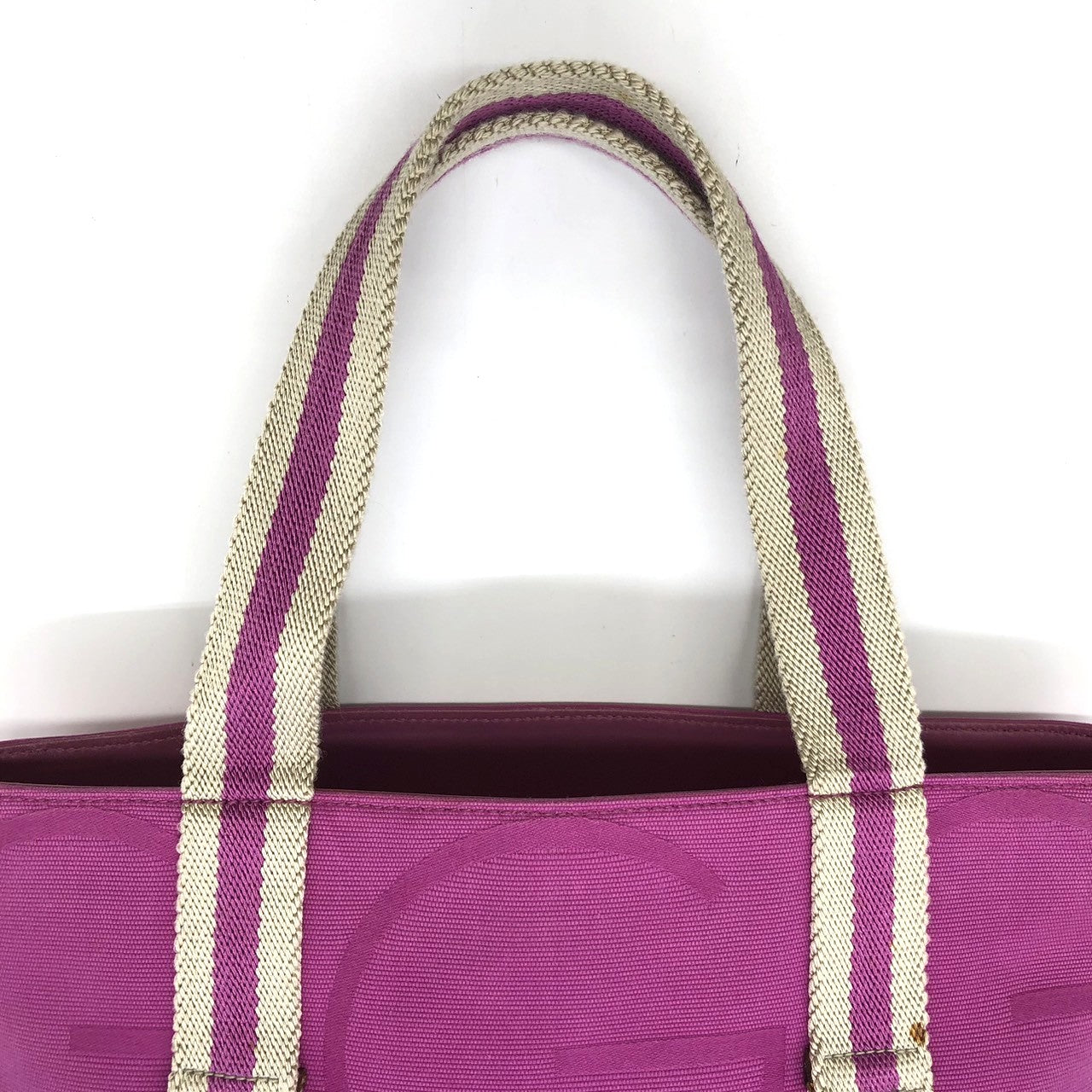 GUCCI 140691 Handbag Tote Bag Canvas Pink Women's Men's Fashion Vintage PRE-OWNED