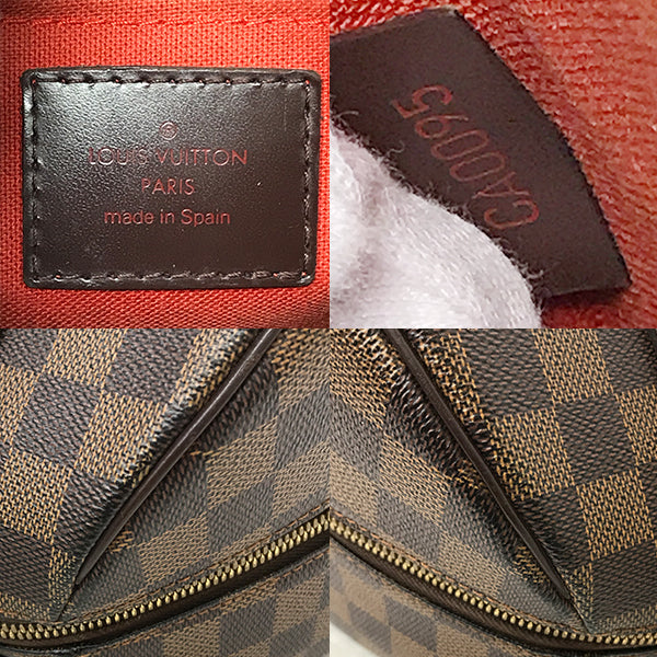 Louis Vuitton N41434 Rivera MM Handbag Damier PVC/Leather Brown Pre-owned