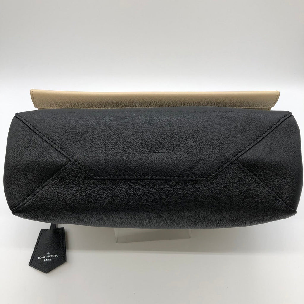 Louis Vuitton M50252 Lockme 2 2-Way Handbag/Shoulder Bag Calf Leather Beige/Black Pre-owned