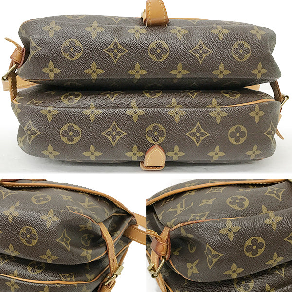 Louis Vuitton M40710 Saumur MM Shoulder Bag Monogram Canvas Pre-owned