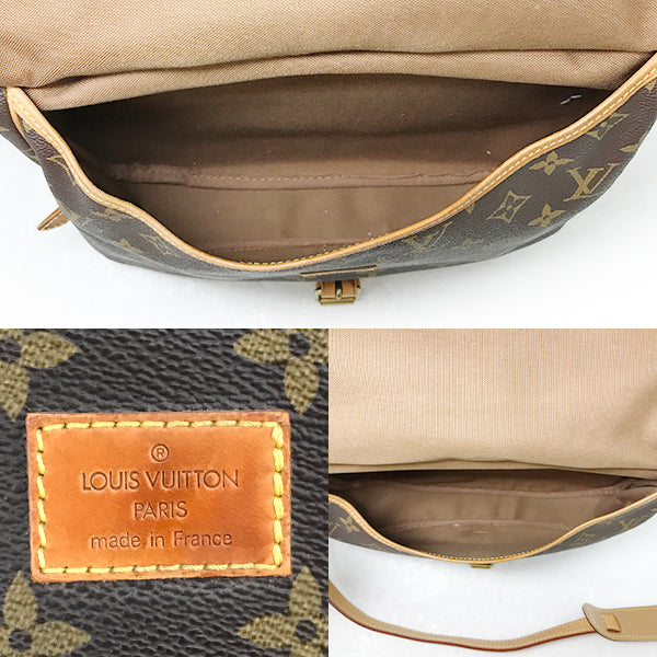 Louis Vuitton M40710 Saumur MM Shoulder Bag Monogram Canvas Pre-owned