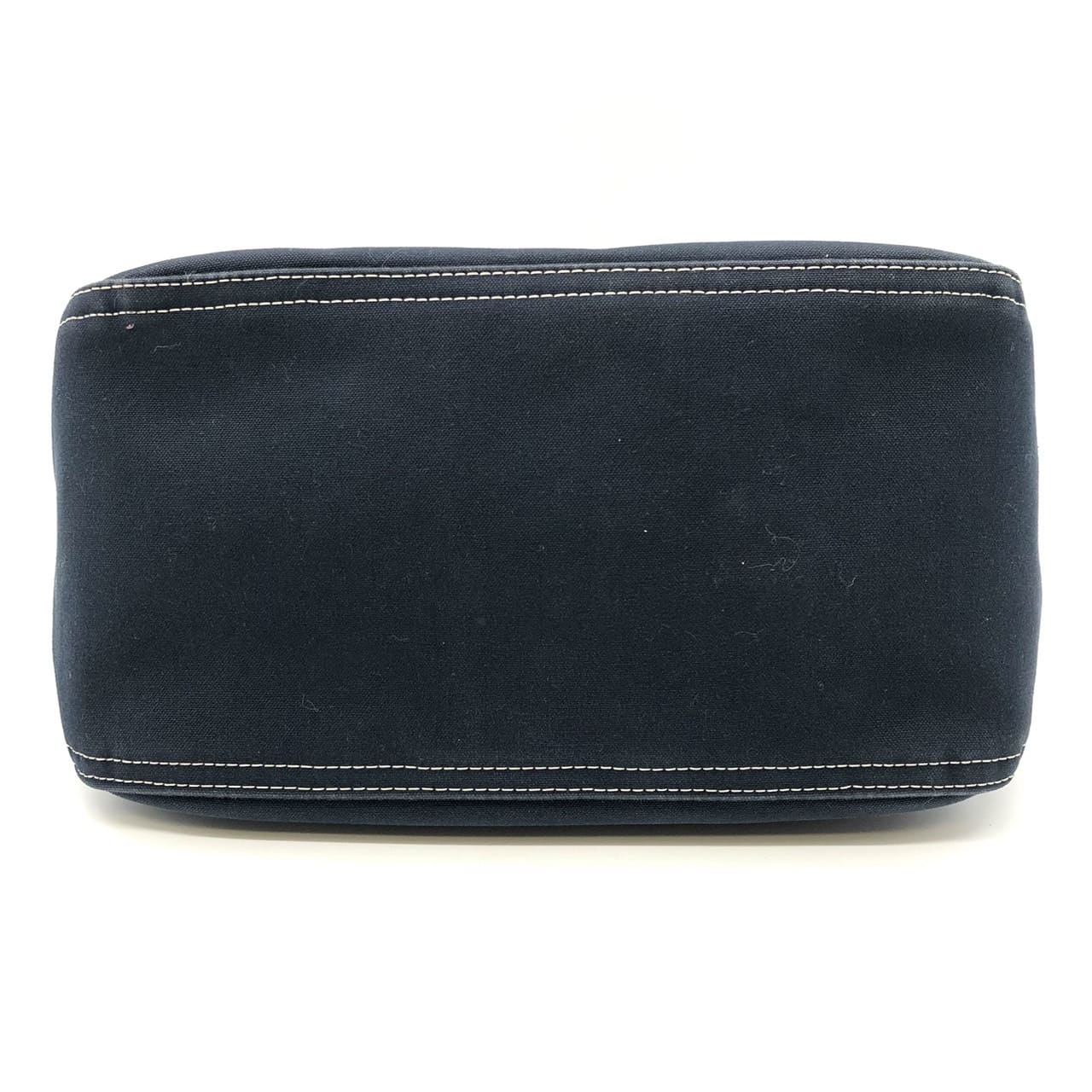 FENDI Mamma Bucket Marble Shoulder Bag Handbag Canvas Navy Denim Women's PRE-OWNED