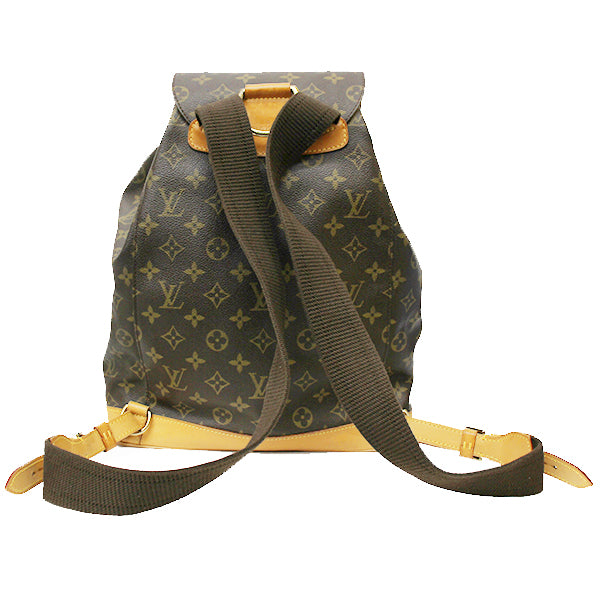 Louis Vuitton M51135 Montsouris Backpack/Daypack Monogram Canvas Brown Pre-owned