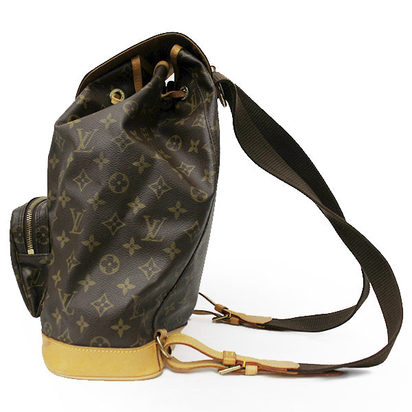 Louis Vuitton M51135 Montsouris Backpack/Daypack Monogram Canvas Brown Pre-owned