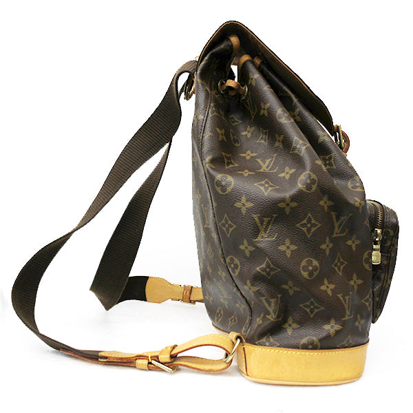 Louis Vuitton M51135 Montsouris Backpack/Daypack Monogram Canvas Brown Pre-owned