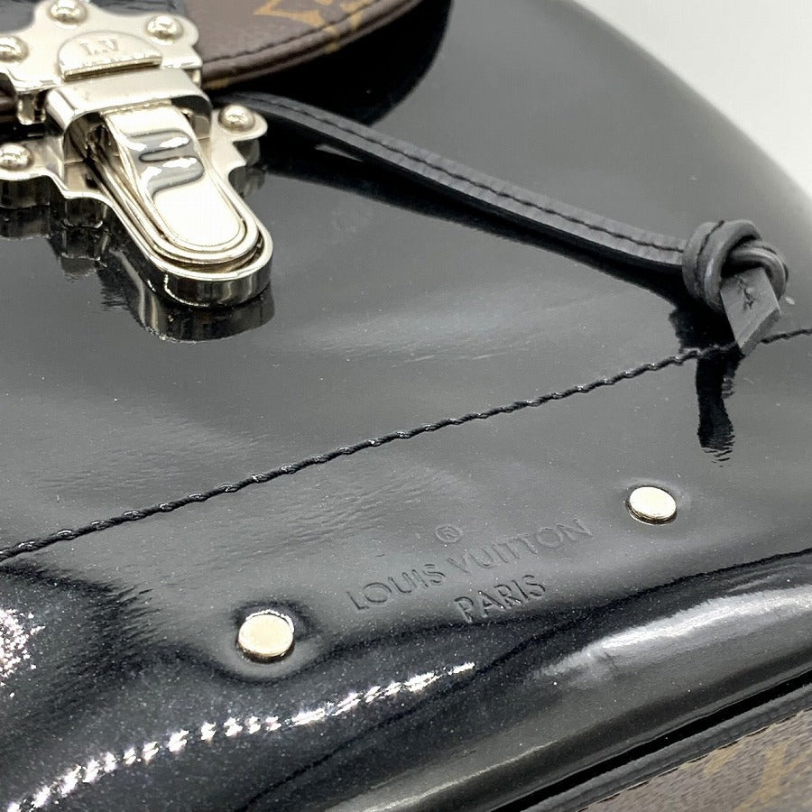 Louis Vuitton M55769 Hot Springs Backpack Daypack Handbag 2-way Brown Vernis x Monogram LOUIS VUITTON LV L/V Vuitton PRE-OWNED Brand Item High Brand Collection