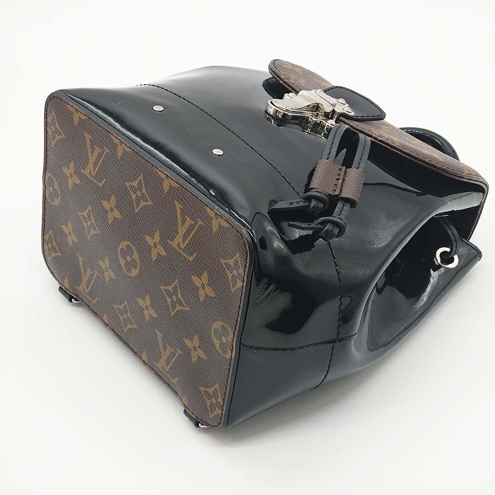 Louis Vuitton M55769 Hot Springs Backpack Daypack Handbag 2-way Brown Vernis x Monogram LOUIS VUITTON LV L/V Vuitton PRE-OWNED Brand Item High Brand Collection