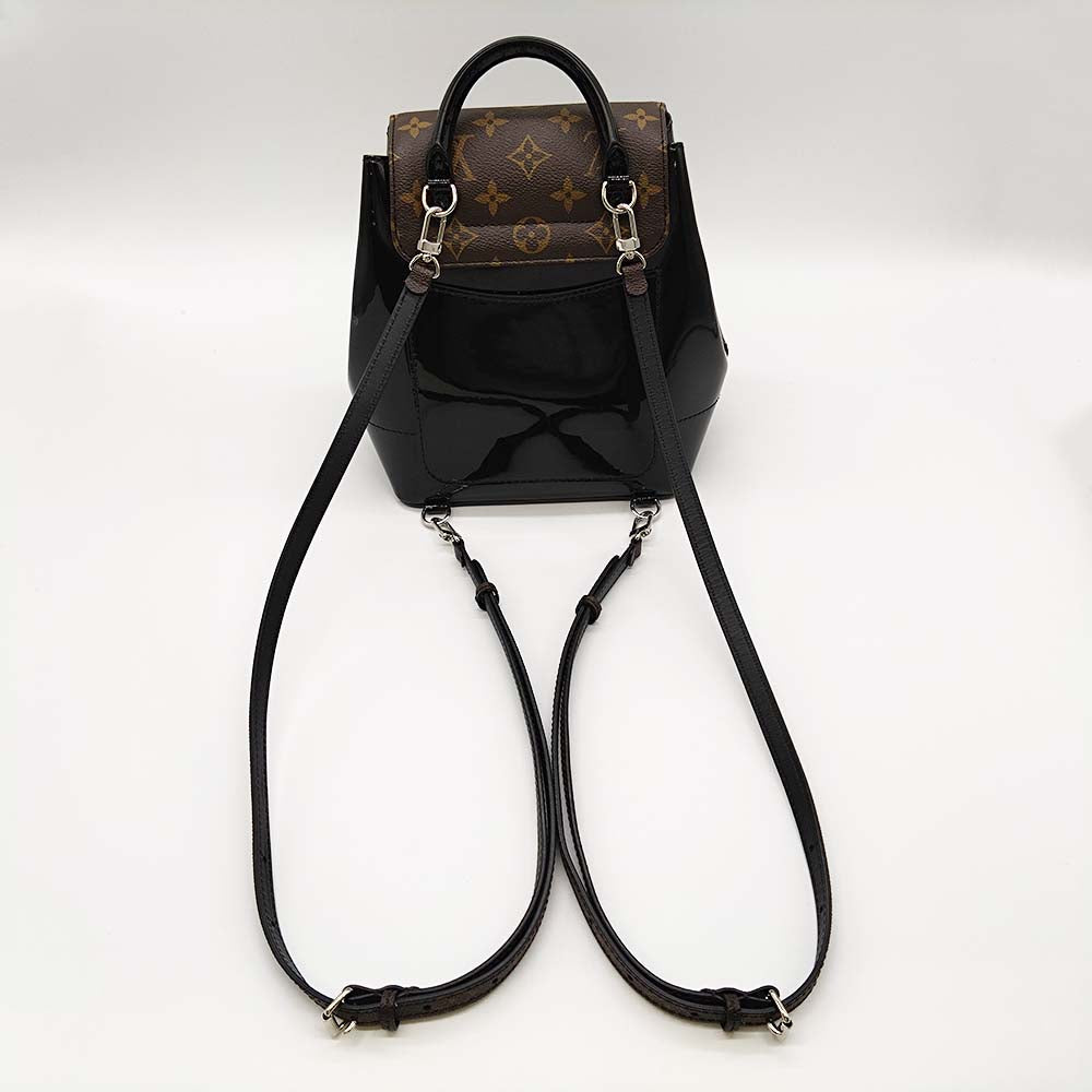 Louis Vuitton M55769 Hot Springs Backpack Daypack Handbag 2-way Brown Vernis x Monogram LOUIS VUITTON LV L/V Vuitton PRE-OWNED Brand Item High Brand Collection