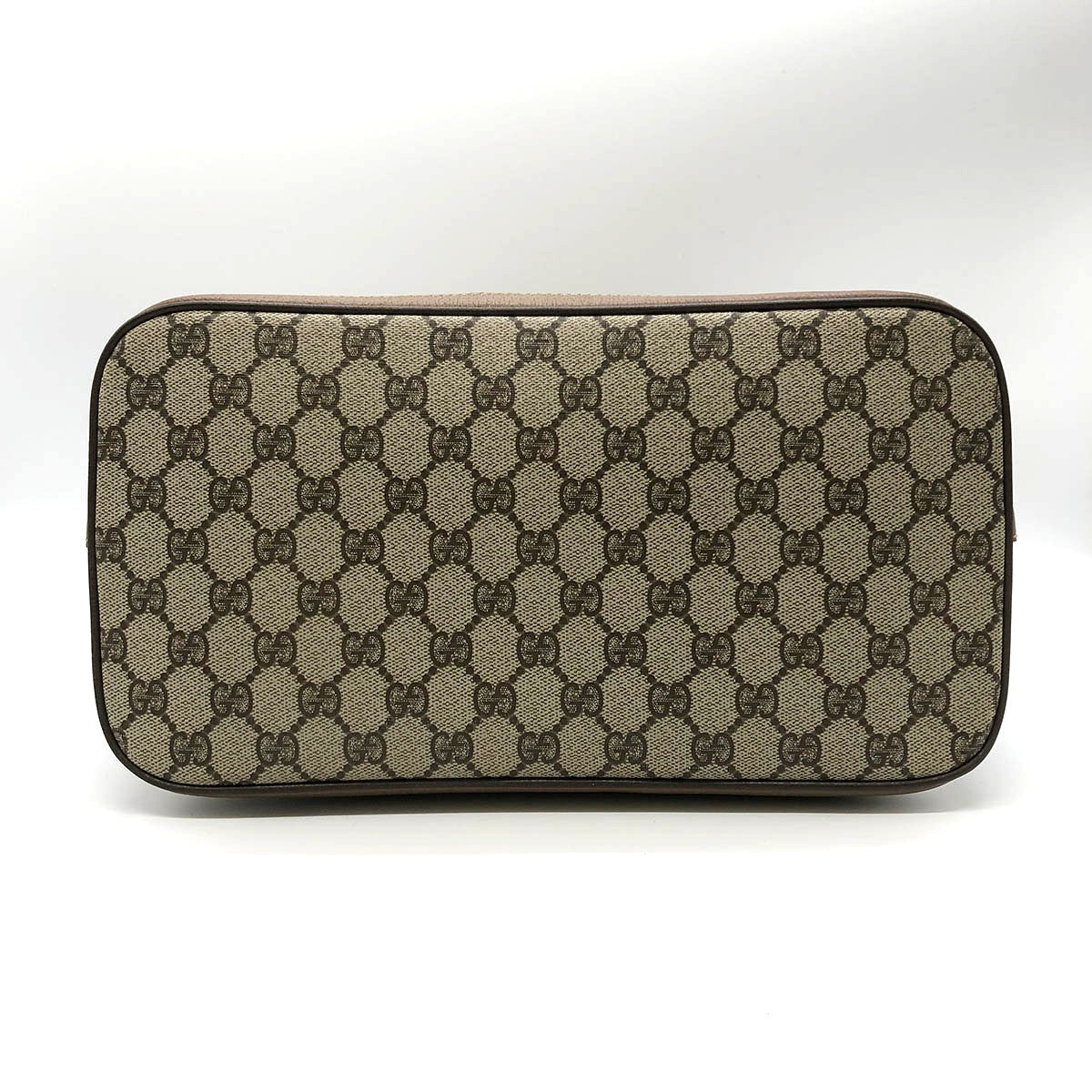 Gucci 000 40 GG Supreme 2-Way Handbag/Shoulder Bag Beige/Brown Pre-owned