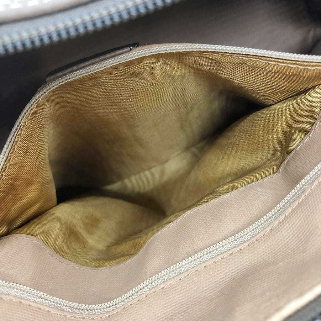 Gucci 000 40 GG Supreme 2-Way Handbag/Shoulder Bag Beige/Brown Pre-owned