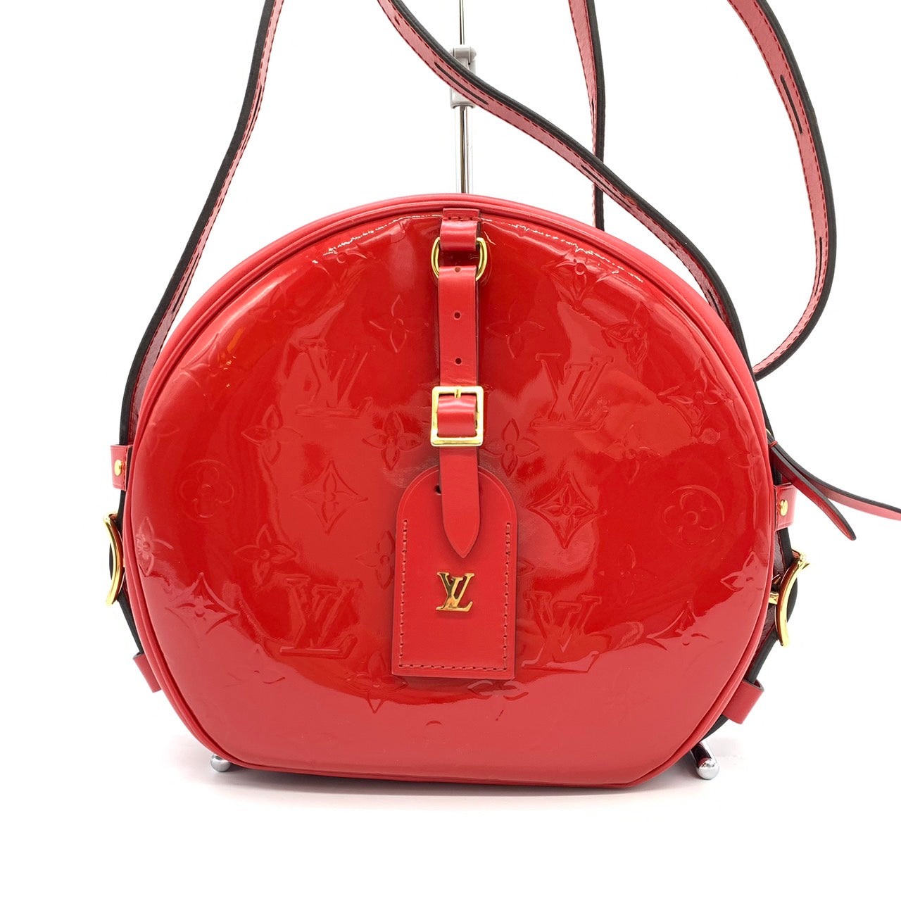 LOUIS VUITTON Boite Chapeau Souple Shoulder Bag, Monogram Vernis, Red, Women's Fashion M54100 PRE-OWNED