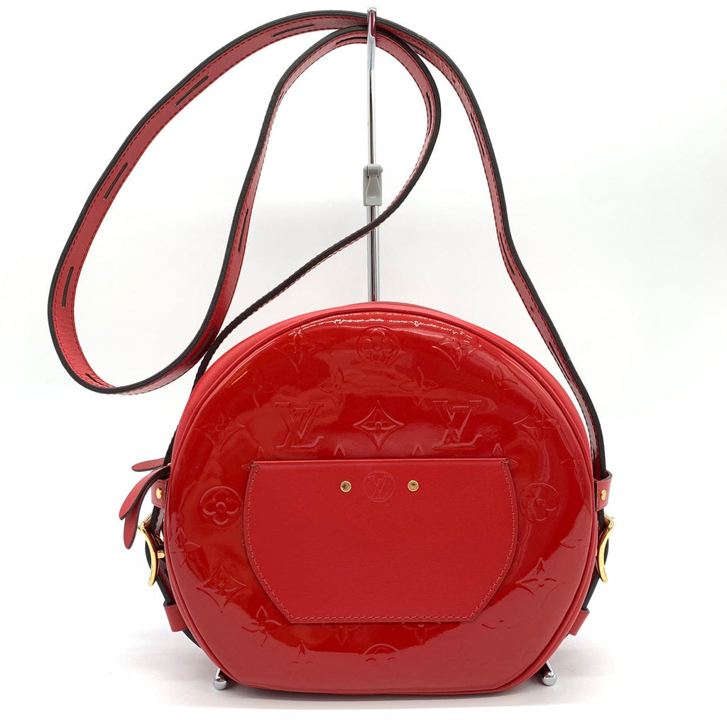 LOUIS VUITTON Boite Chapeau Souple Shoulder Bag, Monogram Vernis, Red, Women's Fashion M54100 PRE-OWNED