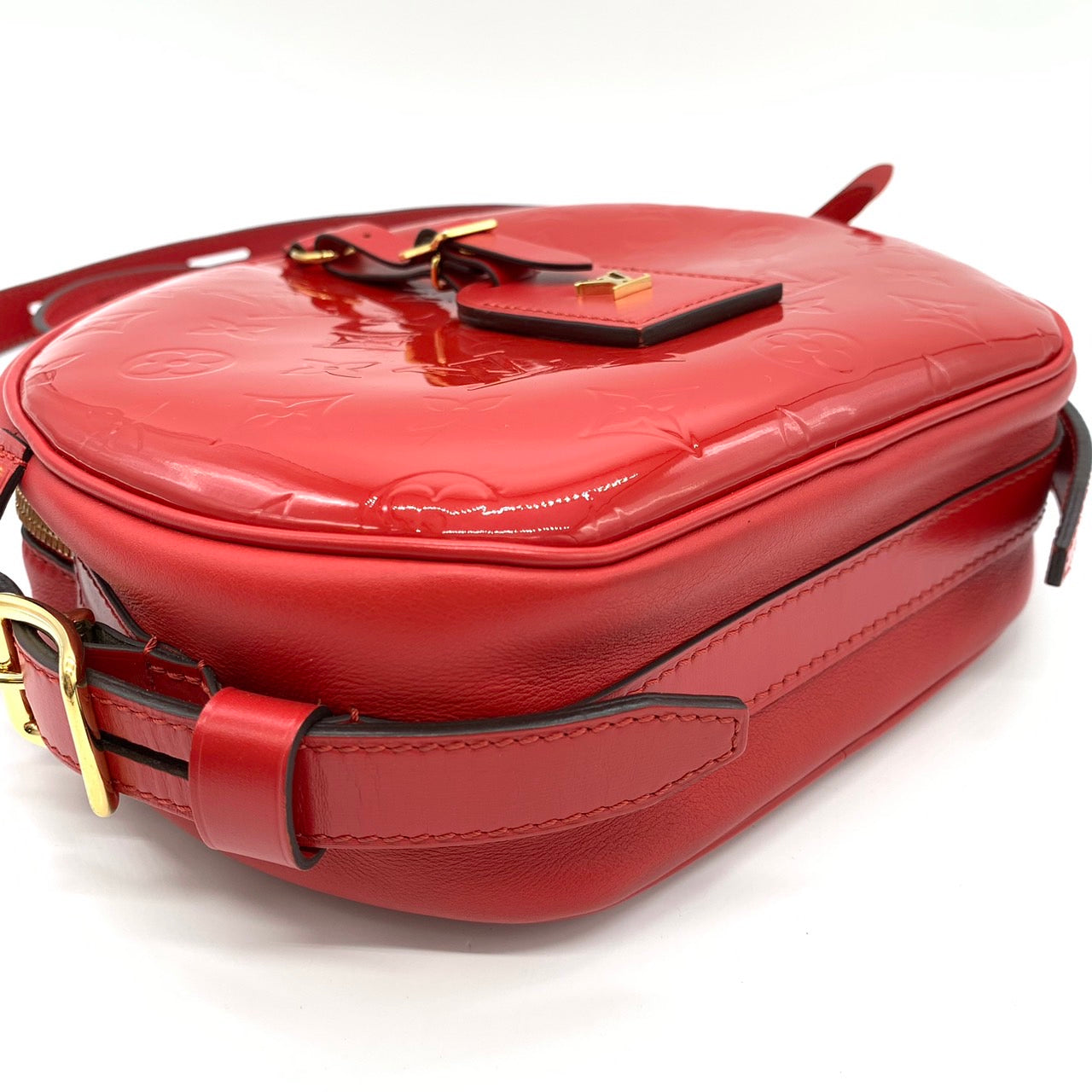 LOUIS VUITTON Boite Chapeau Souple Shoulder Bag, Monogram Vernis, Red, Women's Fashion M54100 PRE-OWNED