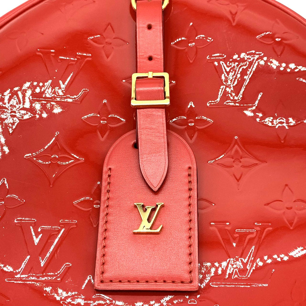 LOUIS VUITTON Boite Chapeau Souple Shoulder Bag, Monogram Vernis, Red, Women's Fashion M54100 PRE-OWNED
