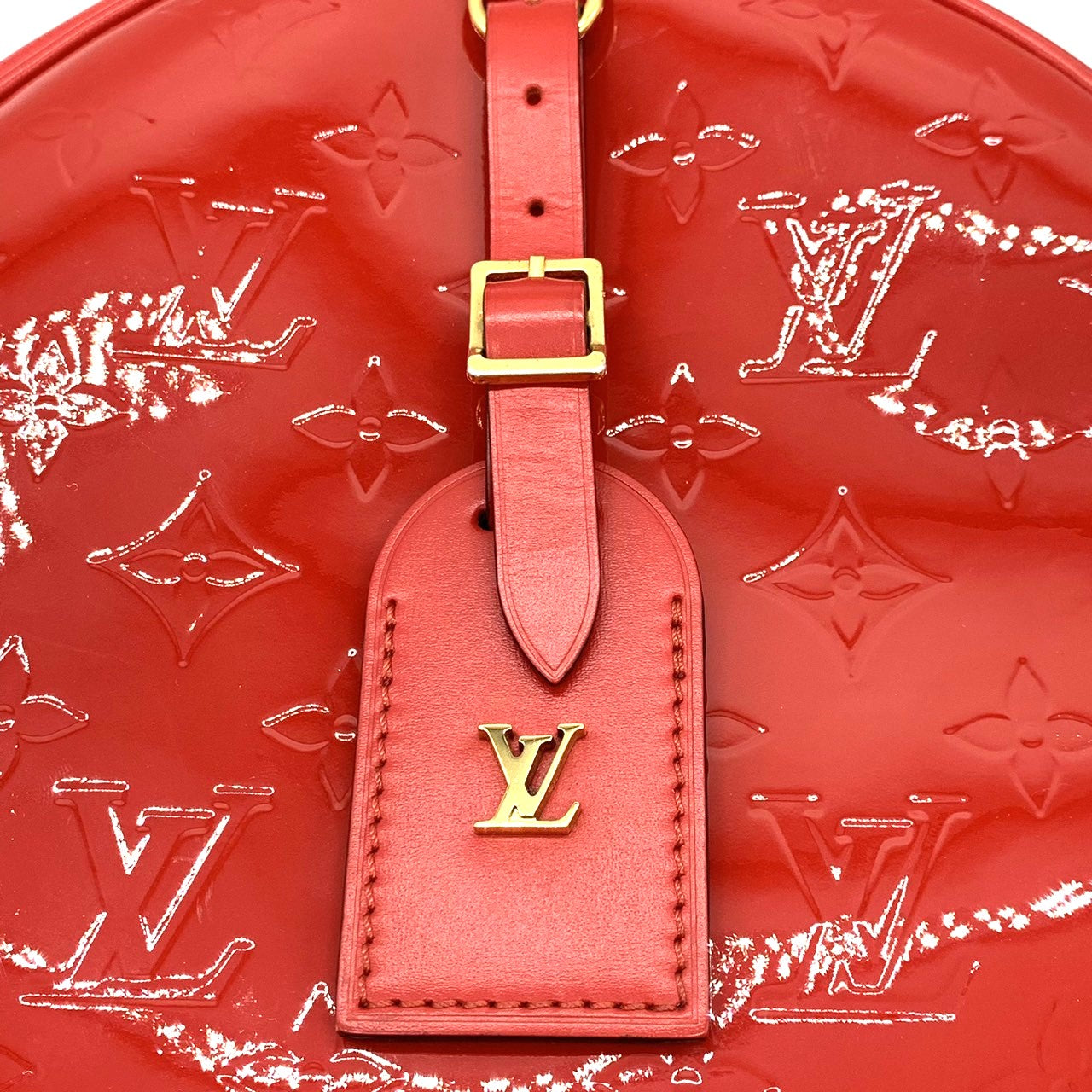 LOUIS VUITTON Boite Chapeau Souple Shoulder Bag, Monogram Vernis, Red, Women's Fashion M54100 PRE-OWNED