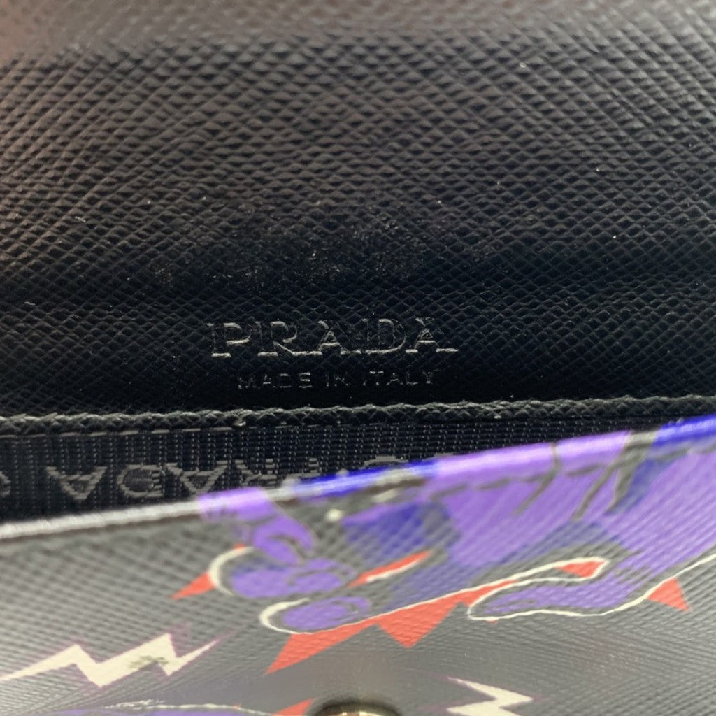 Prada Frankenstein Sacoche Shoulder Bag Leather Black Pre-owned