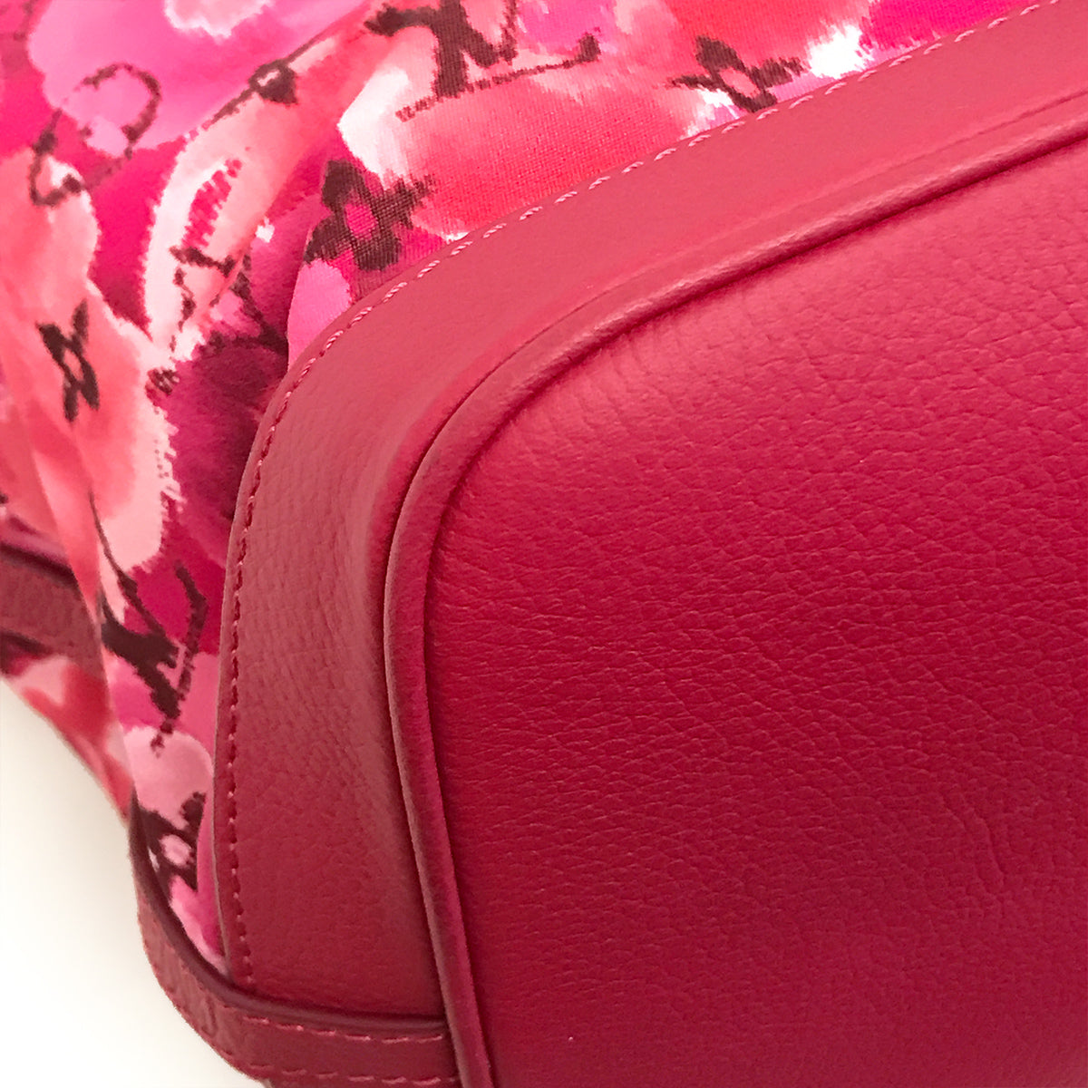 Louis Vuitton M94313 Noefull MM 2-Way Shoulder Bag/Tote Bag Ikat Nylon Canvas Violet/Pink Pre-owned