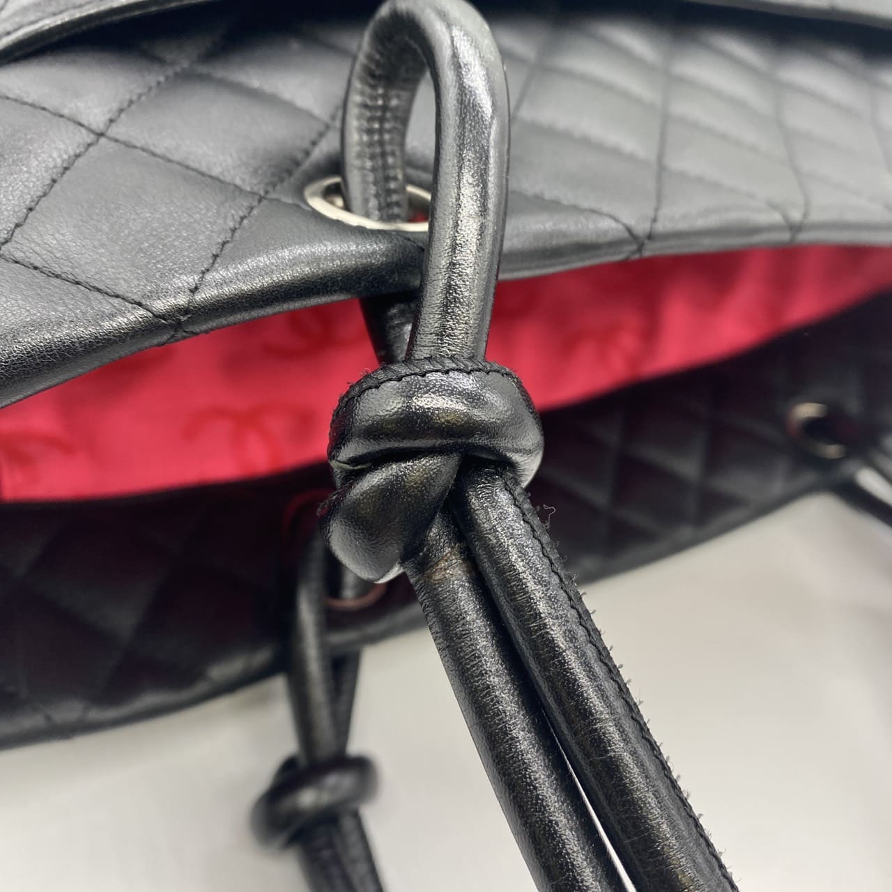 CHANEL Cambon Large Tote Bag, Handbag, Shoulder Bag, Calfskin, Black, Women's/Men's, Vintage, Used Fashion PRE-OWNED