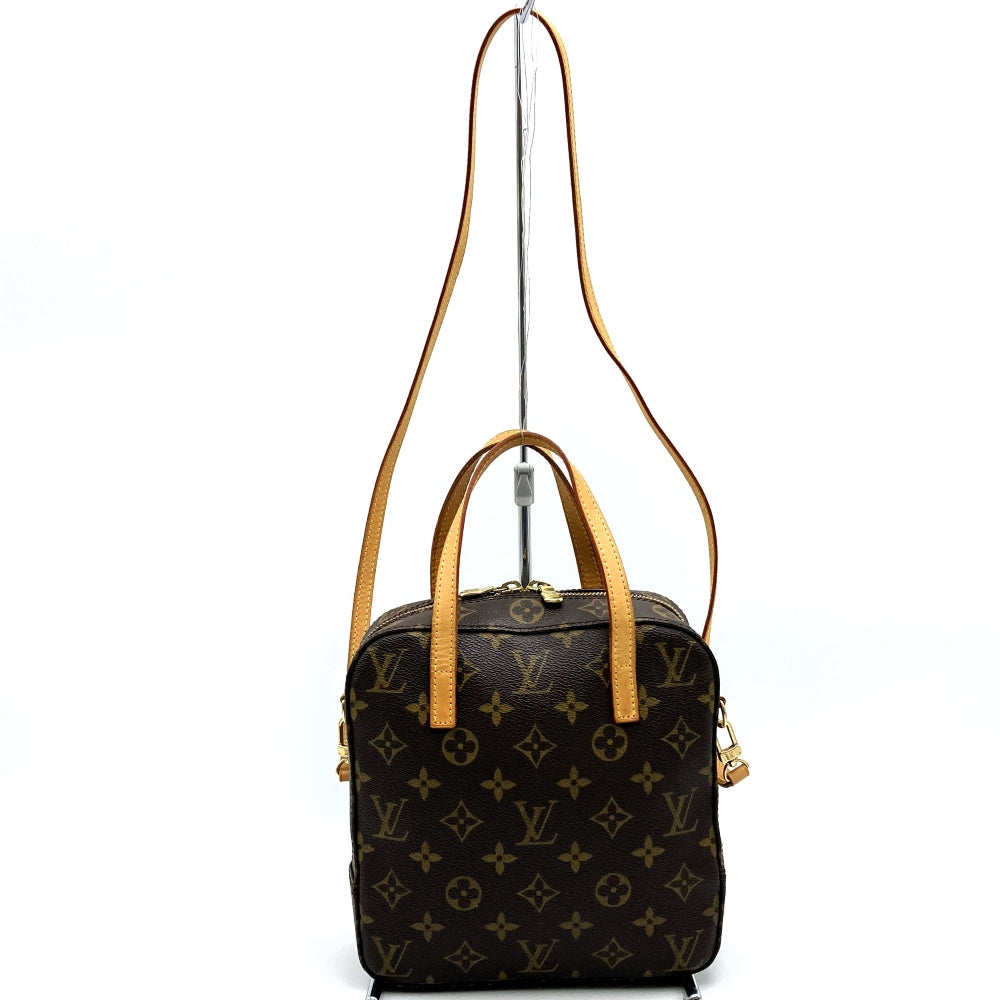 Louis Vuitton M47500 Spontini 2-Way Crossbody Shoulder Bag Monogram Canvas Brown Pre-owned