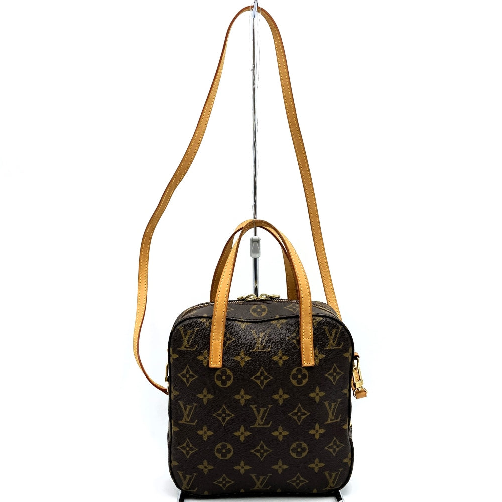 Louis Vuitton M47500 Spontini 2-Way Crossbody Shoulder Bag Monogram Canvas Brown Pre-owned