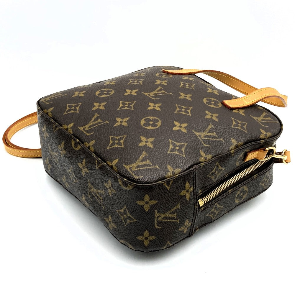 Louis Vuitton M47500 Spontini 2-Way Crossbody Shoulder Bag Monogram Canvas Brown Pre-owned