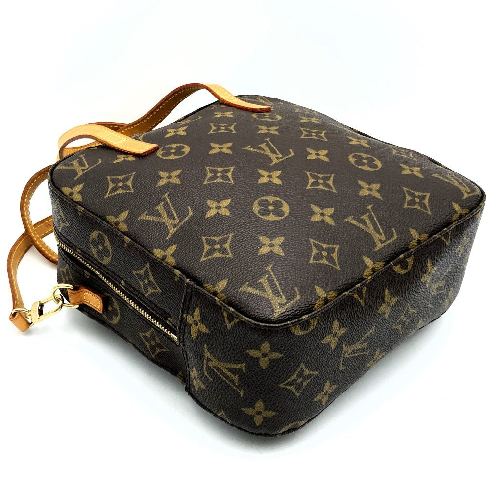 Louis Vuitton M47500 Spontini 2-Way Crossbody Shoulder Bag Monogram Canvas Brown Pre-owned