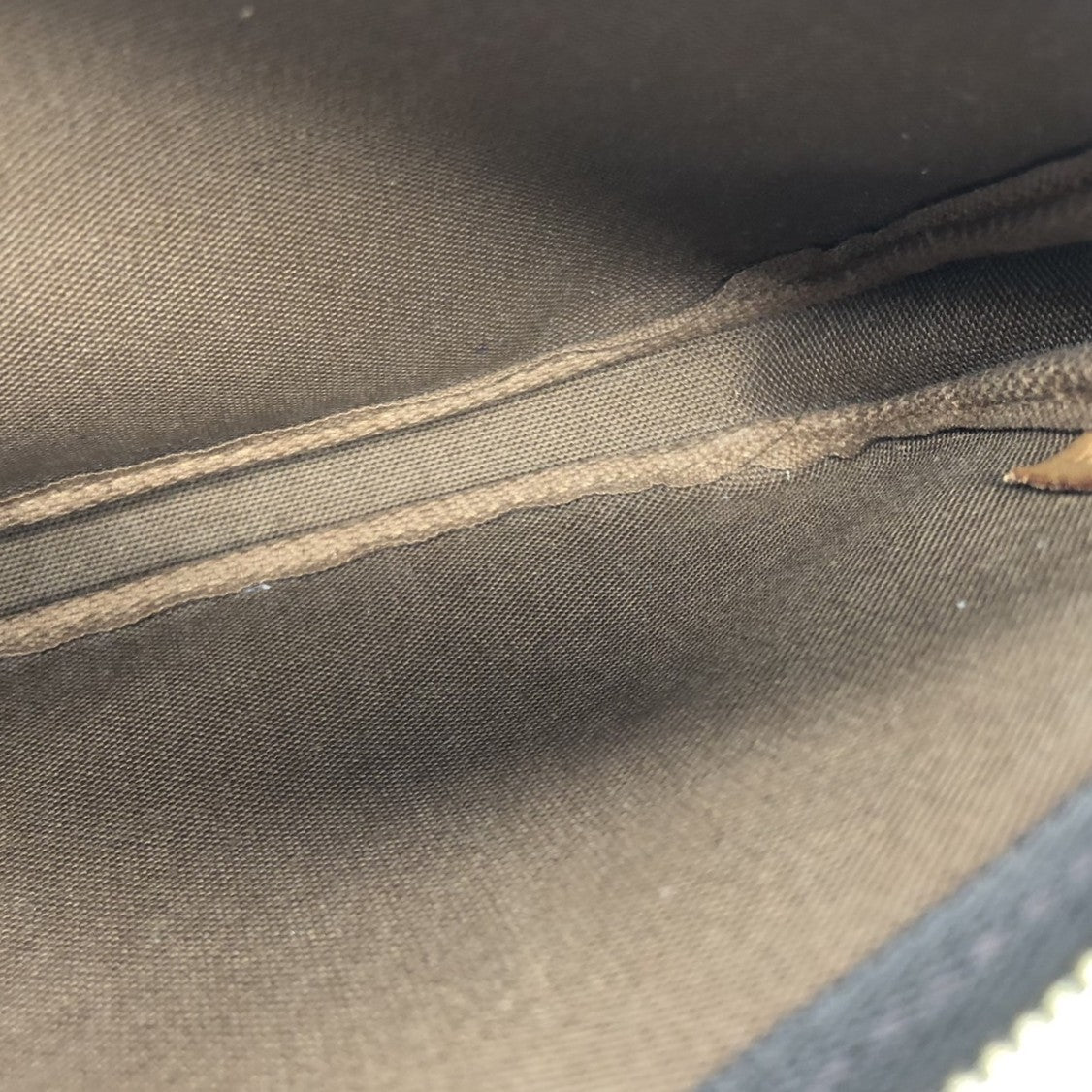 Louis Vuitton M51980 Pochette Accessoires Handbag Monogram Canvas/Leather Brown Pre-owned