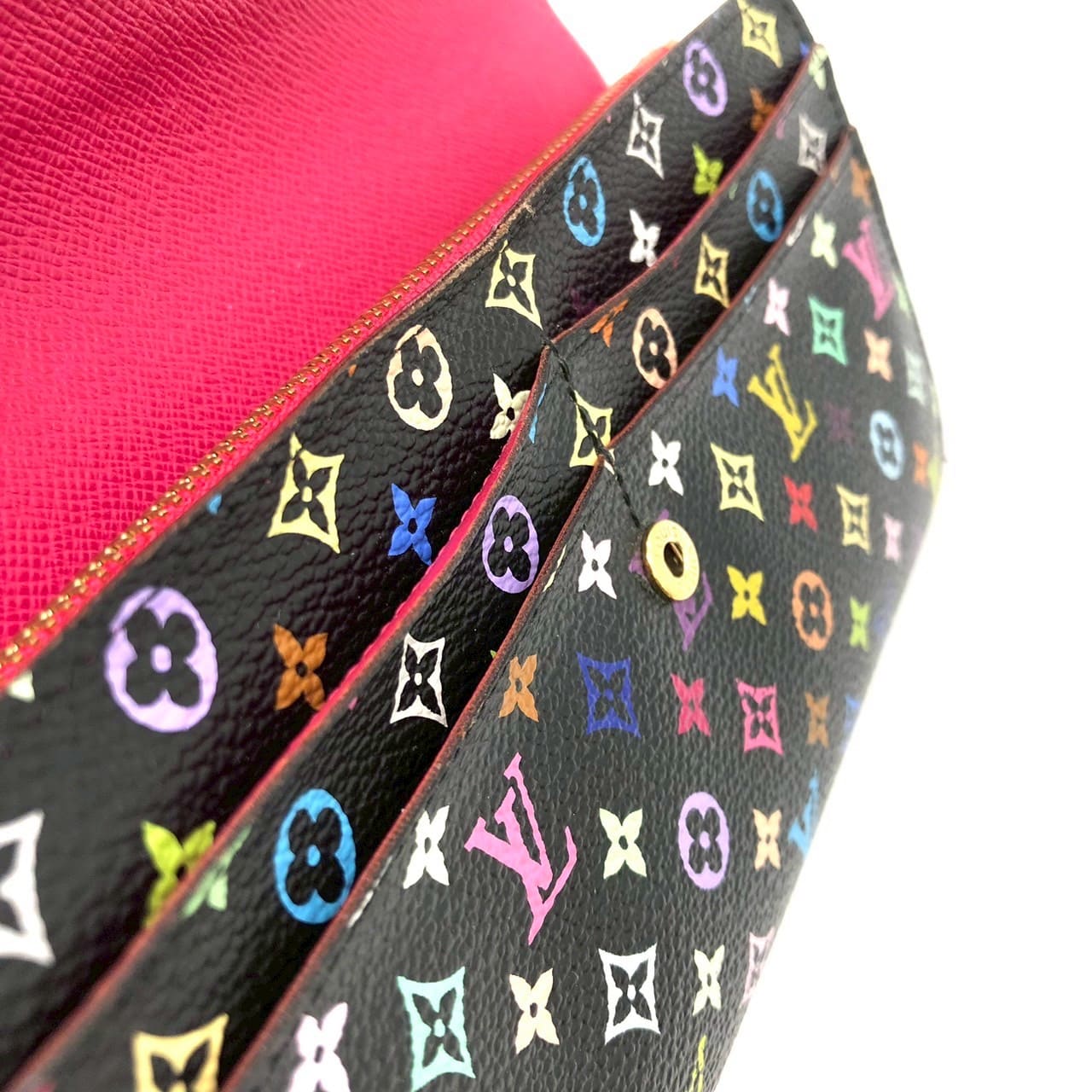 LOUIS VUITTON M93747 Portefeuille Sarah Long Wallet Monogram Multicolor Women's PRE-OWNED