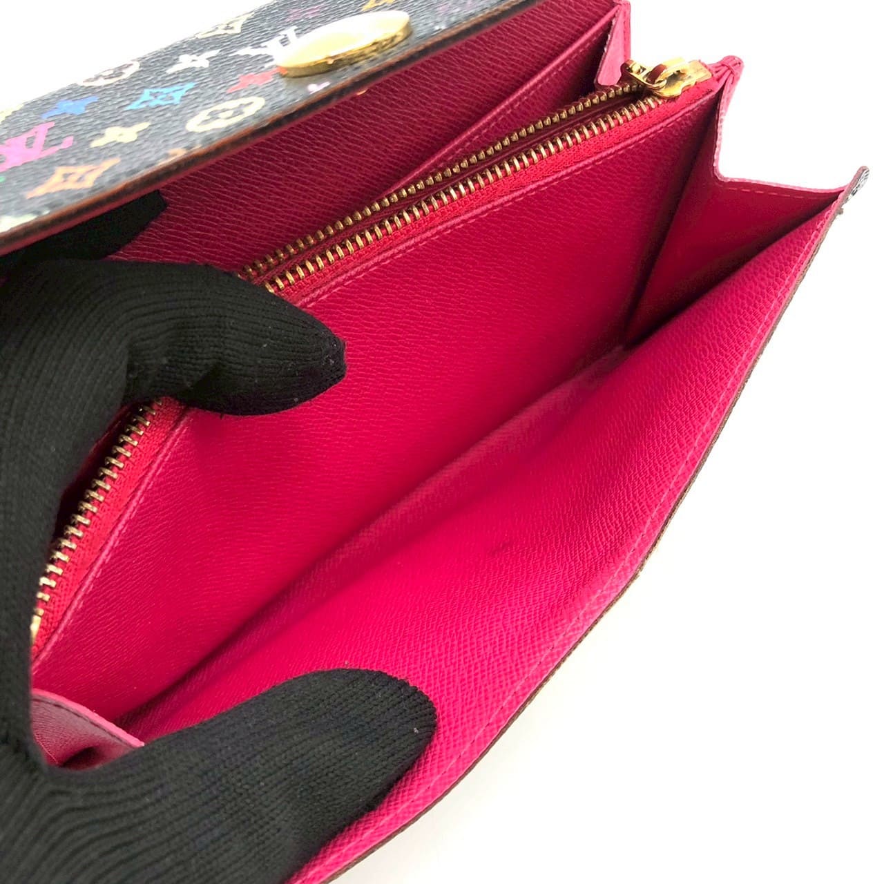 LOUIS VUITTON M93747 Portefeuille Sarah Long Wallet Monogram Multicolor Women's PRE-OWNED
