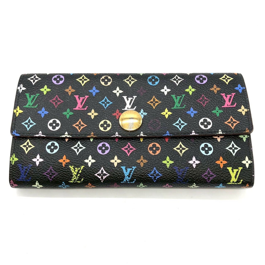 LOUIS VUITTON M93747 Portefeuille Sarah Long Wallet Monogram Multicolor Women's PRE-OWNED