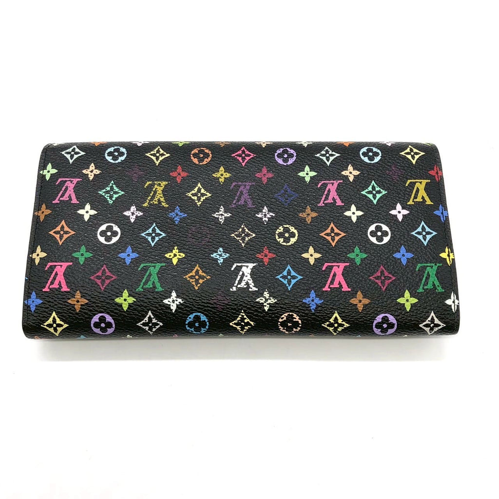 LOUIS VUITTON M93747 Portefeuille Sarah Long Wallet Monogram Multicolor Women's PRE-OWNED