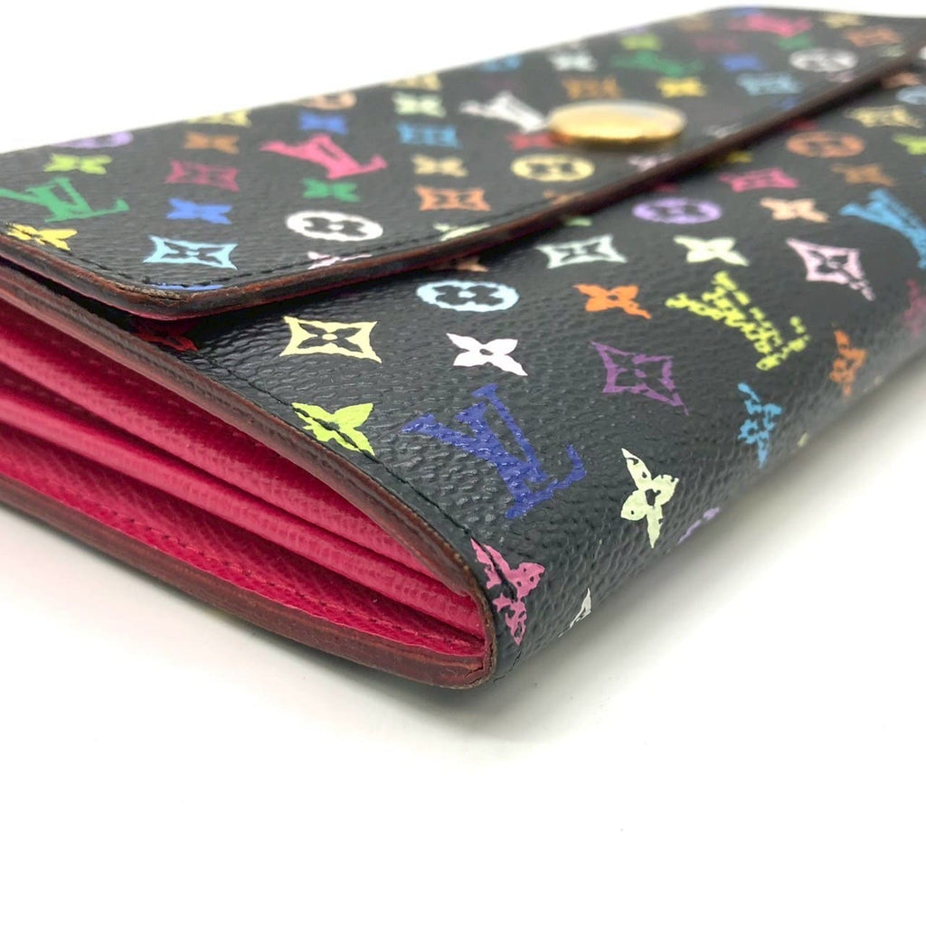 LOUIS VUITTON M93747 Portefeuille Sarah Long Wallet Monogram Multicolor Women's PRE-OWNED
