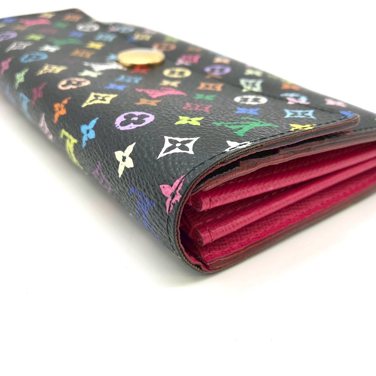 LOUIS VUITTON M93747 Portefeuille Sarah Long Wallet Monogram Multicolor Women's PRE-OWNED