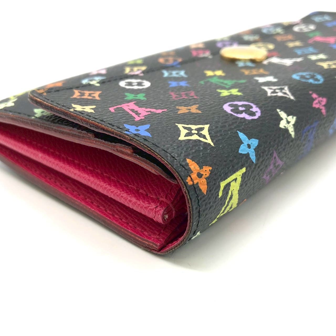 LOUIS VUITTON M93747 Portefeuille Sarah Long Wallet Monogram Multicolor Women's PRE-OWNED