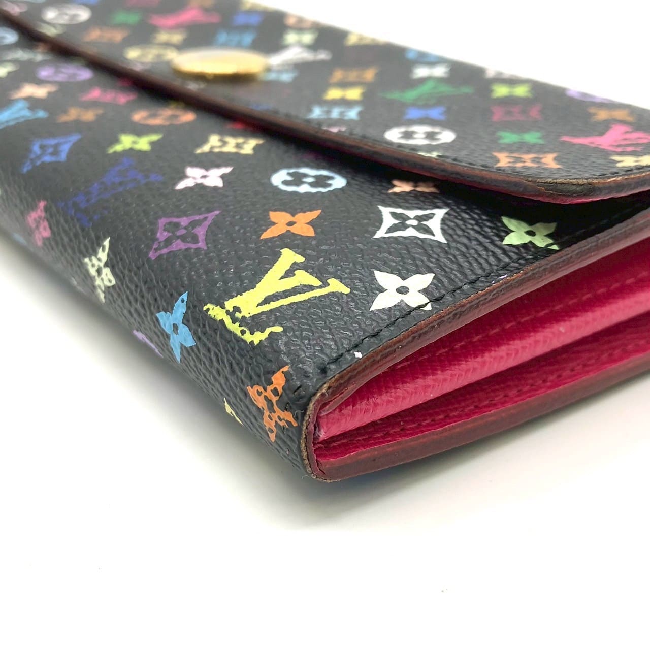 LOUIS VUITTON M93747 Portefeuille Sarah Long Wallet Monogram Multicolor Women's PRE-OWNED