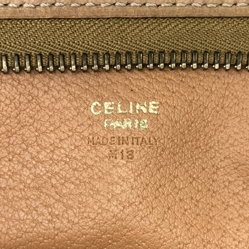 Excellent condition CELINE Macadam clutch bag, second bag, pouch, brown PVC, women's/men's fashion, M13 PRE-OWNED