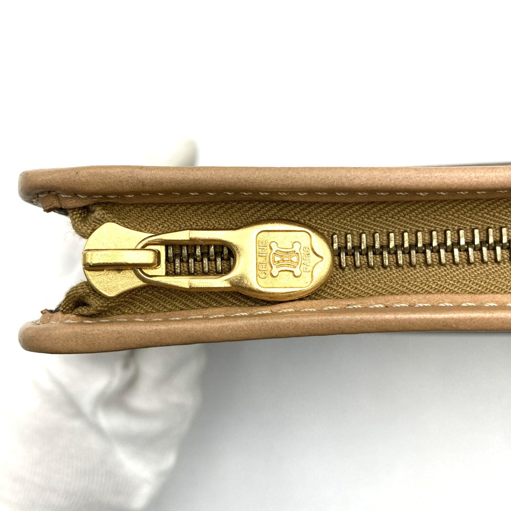 Excellent condition CELINE Macadam clutch bag, second bag, pouch, brown PVC, women's/men's fashion, M13 PRE-OWNED