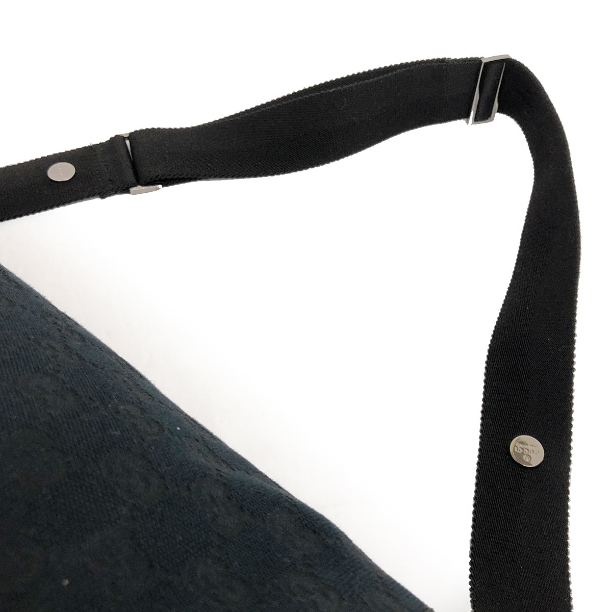 Gucci 123326 Mother's Bag/Shoulder Bag GG Canvas Black Pre-owned