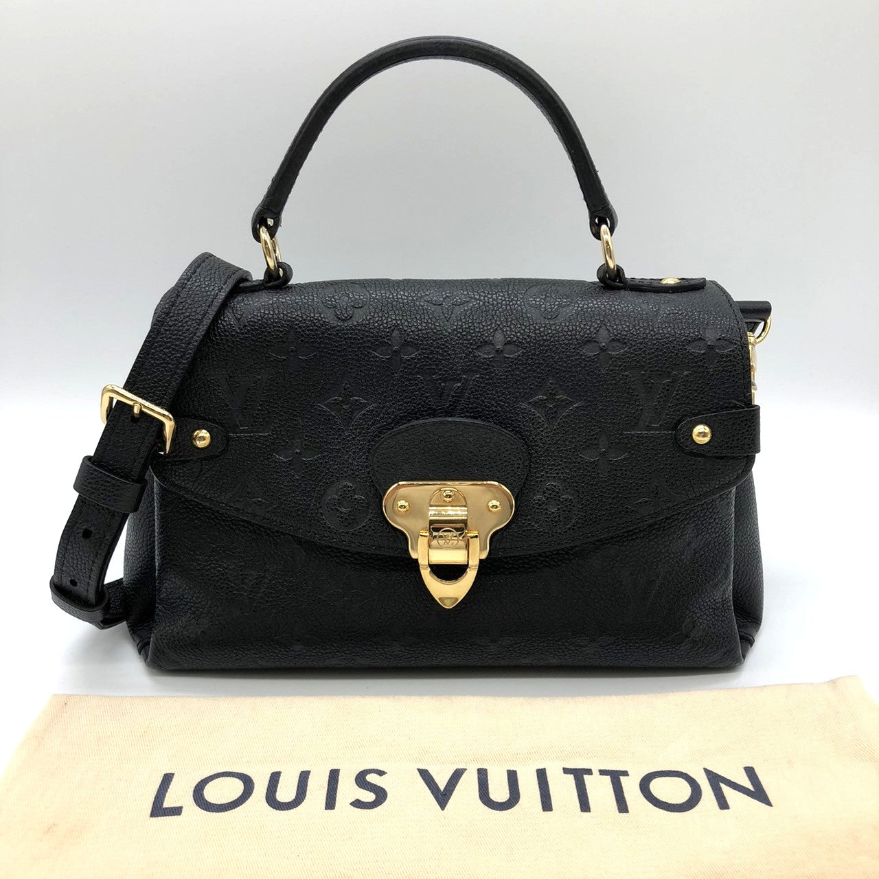 Louis Vuitton M53941 Georges BB 2-Way Shoulder Bag/Handbag Monogram Empreinte Black Pre-owned