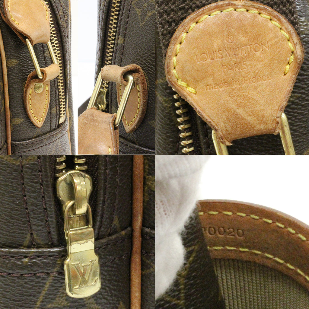 Louis Vuitton M45254 Reporter PM Shoulder Bag Monogram PVC Brown Pre-owned