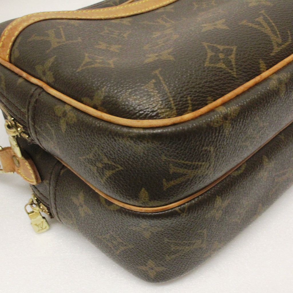 Louis Vuitton M45254 Reporter PM Shoulder Bag Monogram PVC Brown Pre-owned