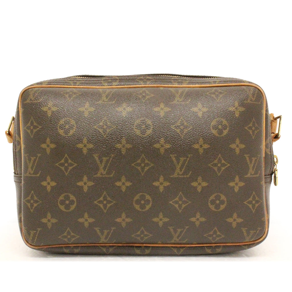 Louis Vuitton M45254 Reporter PM Shoulder Bag Monogram PVC Brown Pre-owned