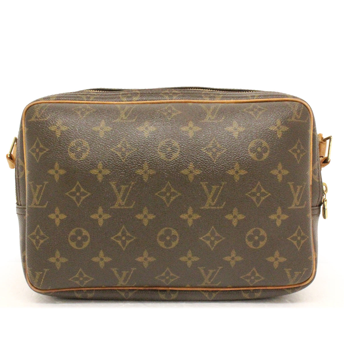 Louis Vuitton M45254 Reporter PM Shoulder Bag Monogram PVC Brown Pre-owned