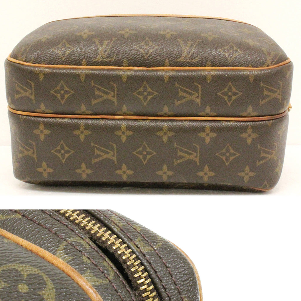 Louis Vuitton M45254 Reporter PM Shoulder Bag Monogram PVC Brown Pre-owned