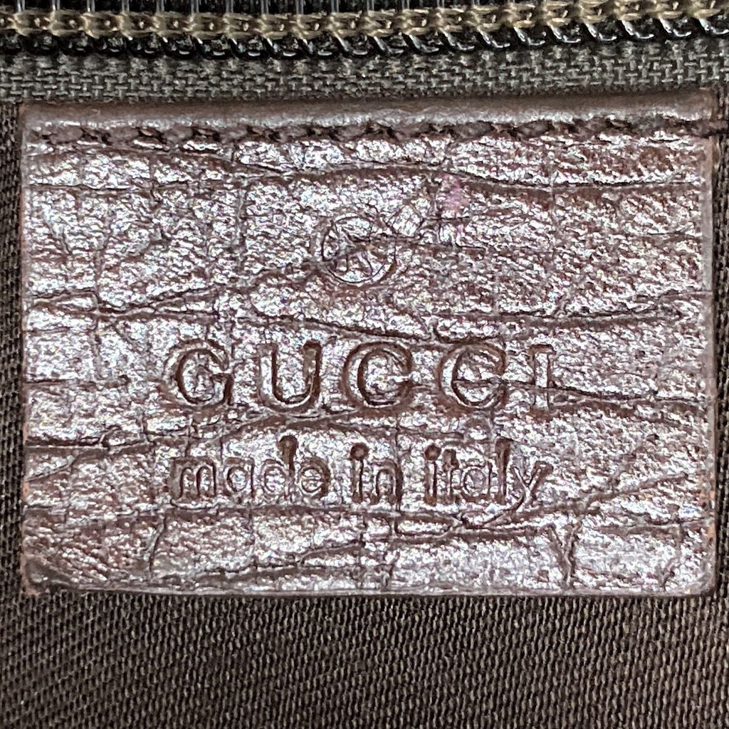 Gucci 122373 GG Supreme Messenger Shoulder Bag Brown Pre-owned
