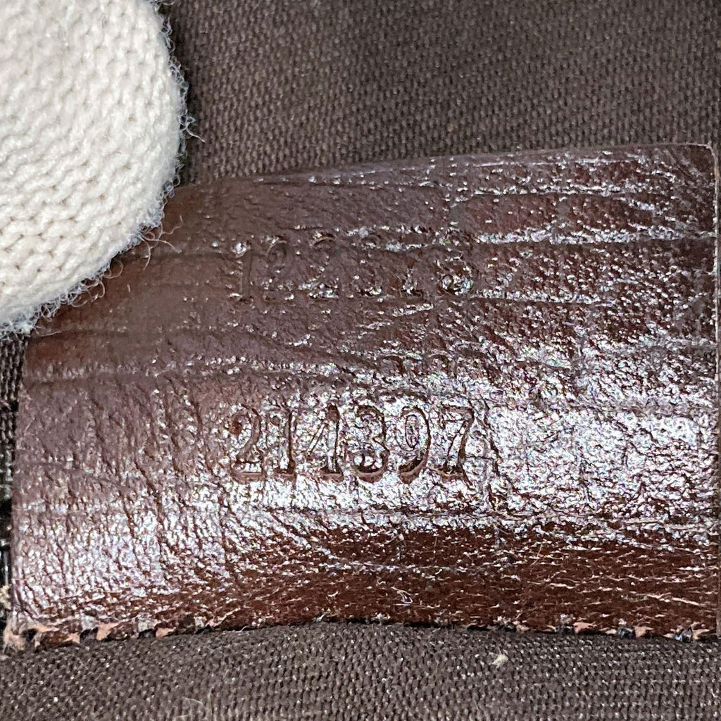 Gucci 122373 GG Supreme Messenger Shoulder Bag Brown Pre-owned