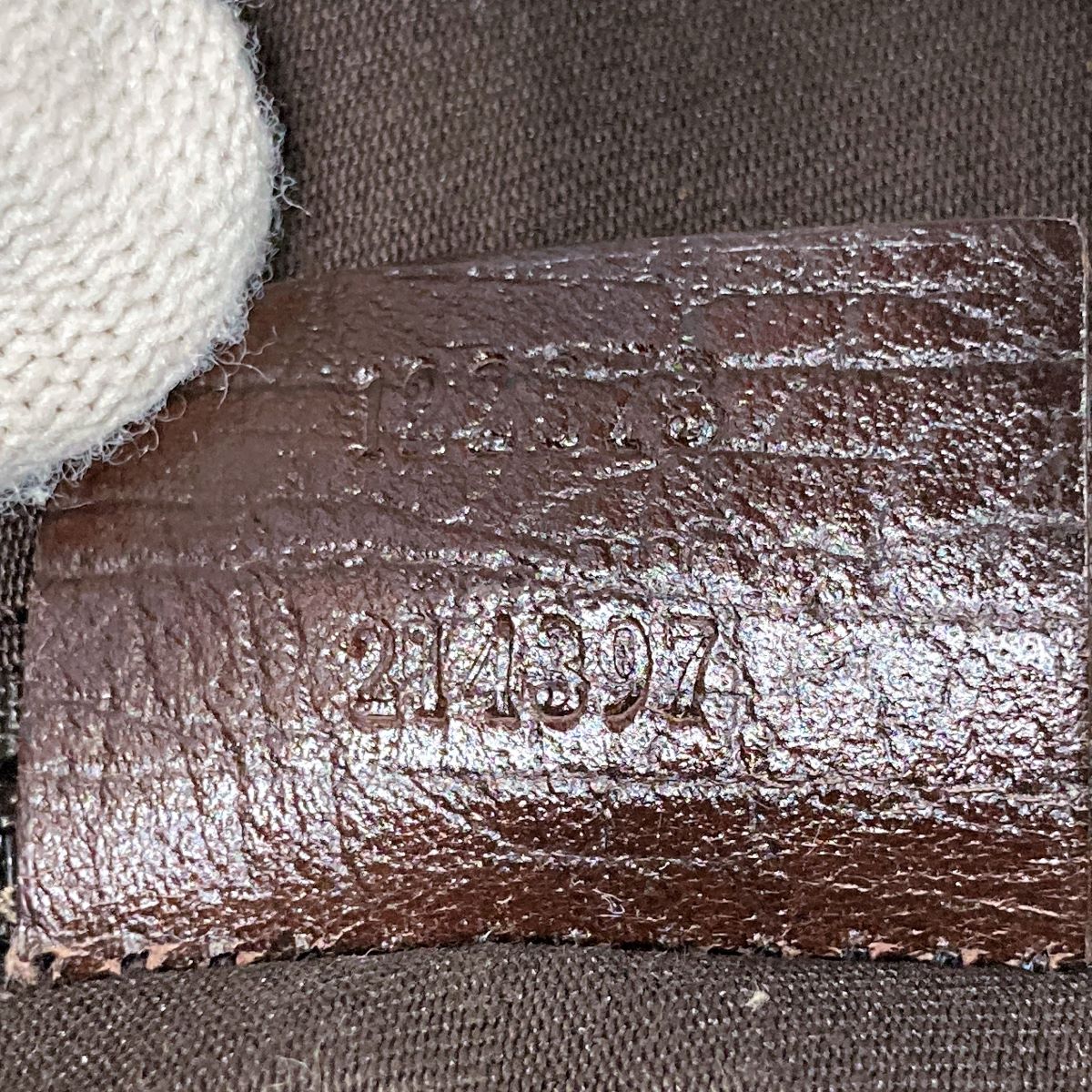 Gucci 122373 GG Supreme Messenger Shoulder Bag Brown Pre-owned