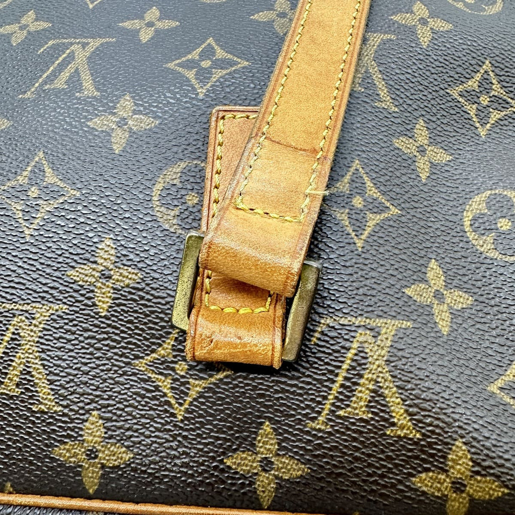 Louis Vuitton M51181 Cite GM Tote Bag/Shoulder Bag Monogram Leather Brown Pre-owned